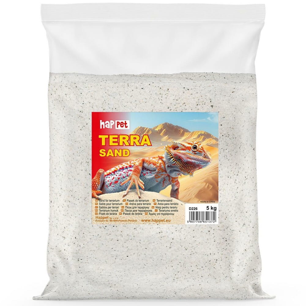 Happet Piasek do terrarium czysty kremowy 5kg